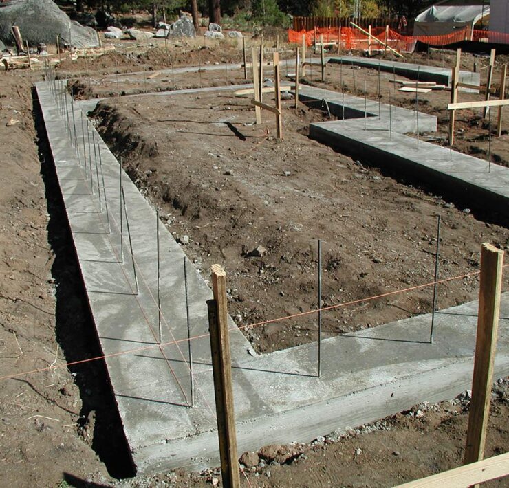 Laying the foundation for an architectural project
