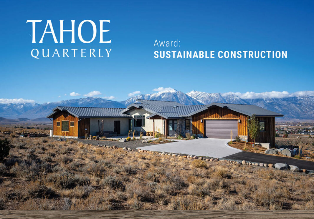 Tahoe Quarterly 2024 award winner for sustainable construction